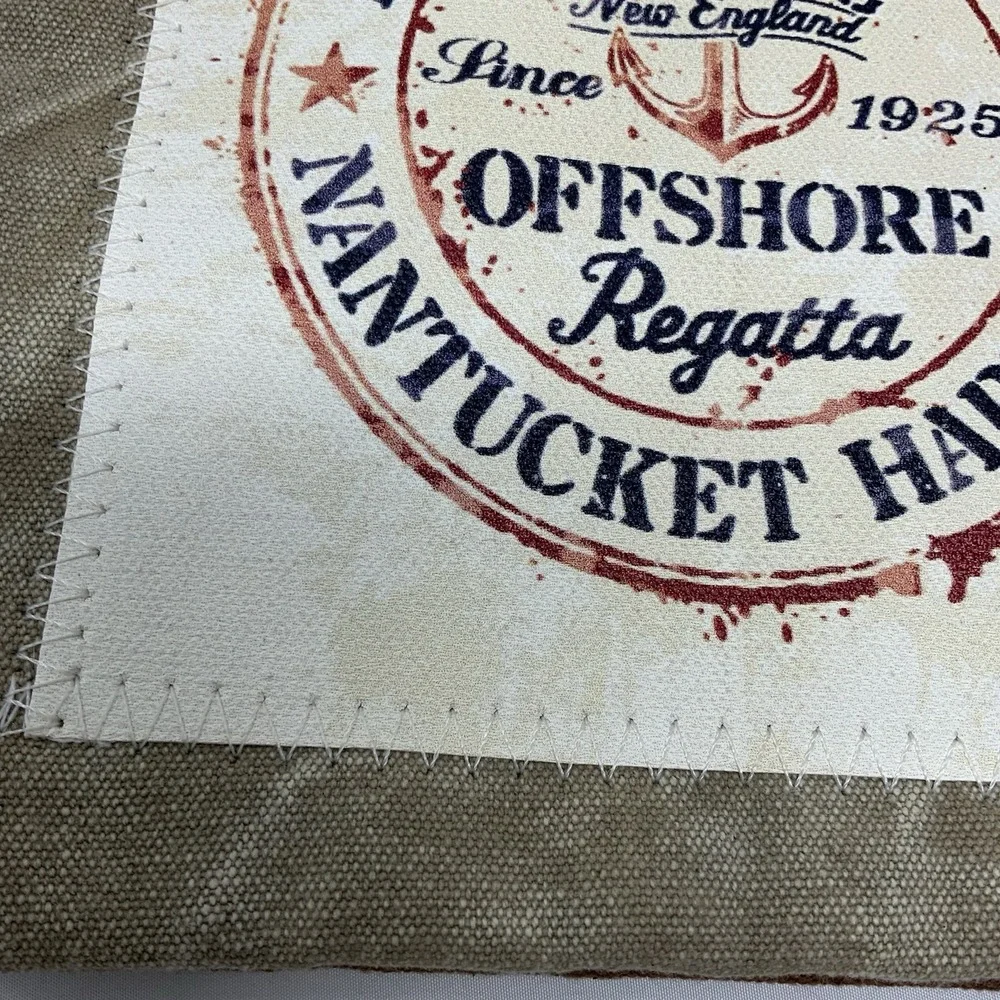 Myra Crossbody Bag Purse Sailing Anchor Harbor‎ Coastal Cottage Nautical Canvas